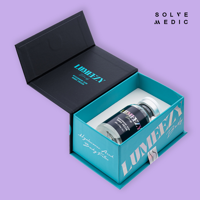 Lumeezy Body 60cc: The Gold Standard in Korean Body Contouring Lumeezy Body 60cc is a premium, high-viscosity Hyaluronic Acid (HA) body filler engineered for non-surgical augmentation. Manufactured in South Korea using advanced cross-linking technology, it features a potent concentration of 24mg/ml HA, specifically designed to restore volume to the buttocks, hips, and chest. Key Ingredient: 24mg/ml Cross-linked Hyaluronic Acid (Non-animal origin). Format: 60cc (60ml) high-volume vial for cost-effective body sculpting. Best For: Hip dip correction, buttocks augmentation, and skin surface smoothing. Why Korea? Lumeezy represents the peak of Korean aesthetic biotechnology, offering superior cohesiveness that prevents gel migration.
