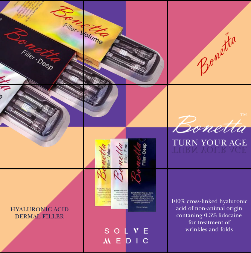 Bonetta Premium Hyaluronic Dermal Filler (Fine / Deep / Volume)