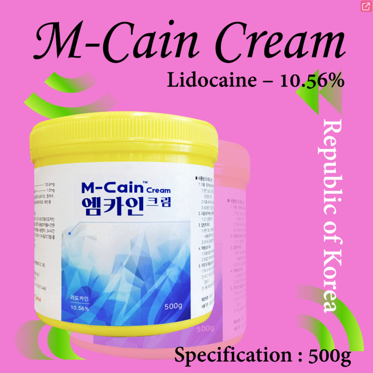 M-Cain Cream 500mg (Lidocaine 10.56%)