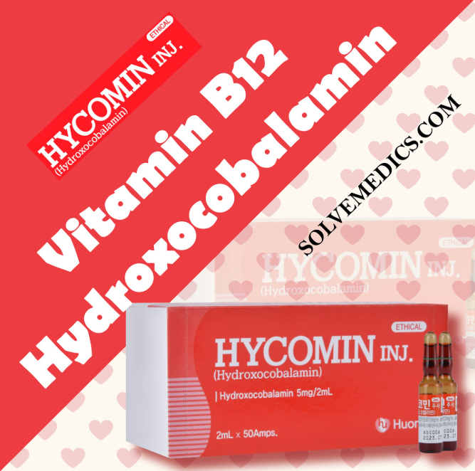 Hycomin Inj. Vitamin B12 (Hydroxocobalamin)